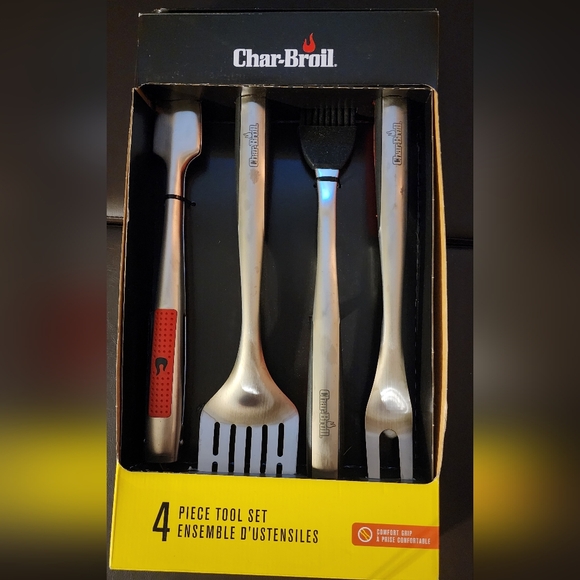 Char Boil 4 Piece Grill Set - Picture 1 of 6